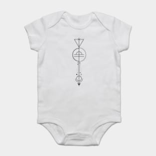 Libra Arrow - Geometric Astrology Baby Bodysuit